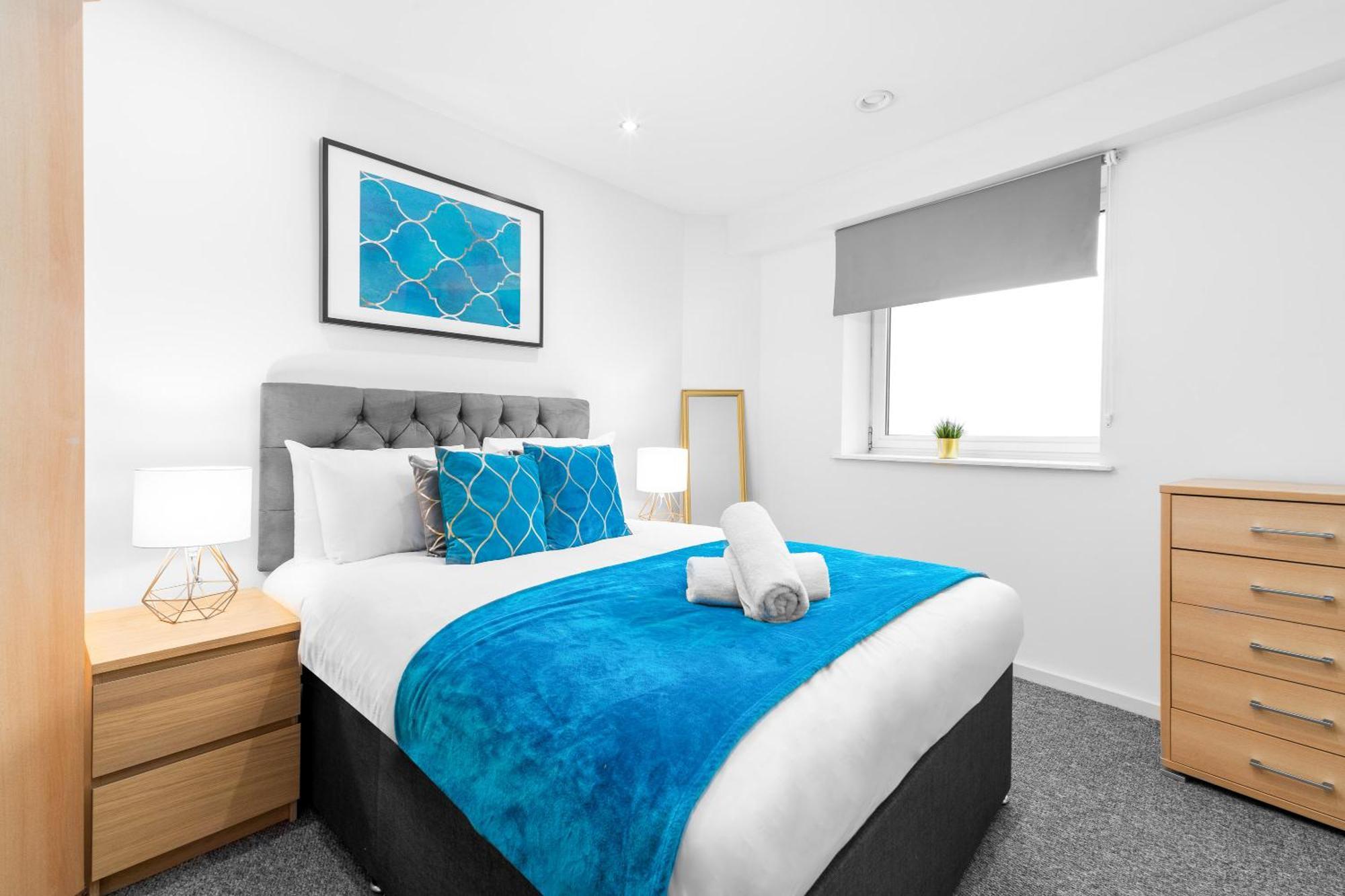 City Centre Apartment - 2 Bedroom - Secure Parking - Top Rated - 201M Birmingham Bagian luar foto